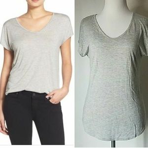 Trouvé Light Gray T-shirt top XS